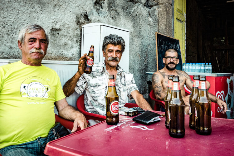 Drinkebroers in Porto