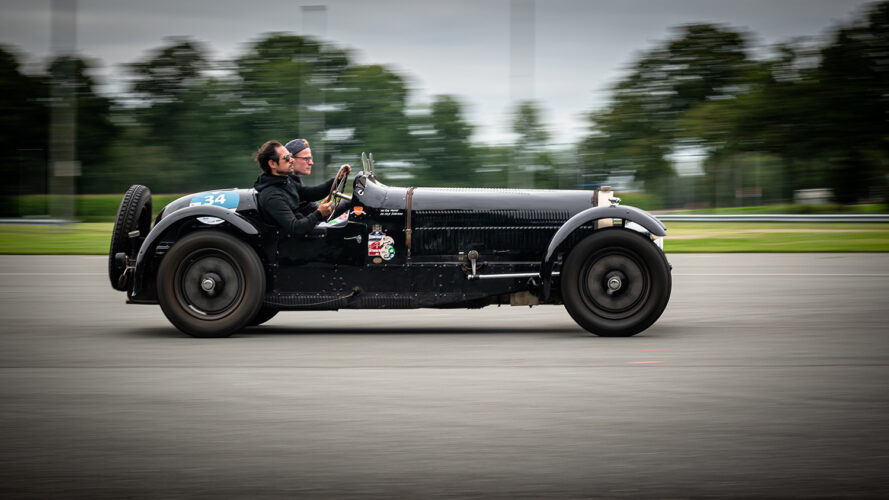Bugatti op snelheid